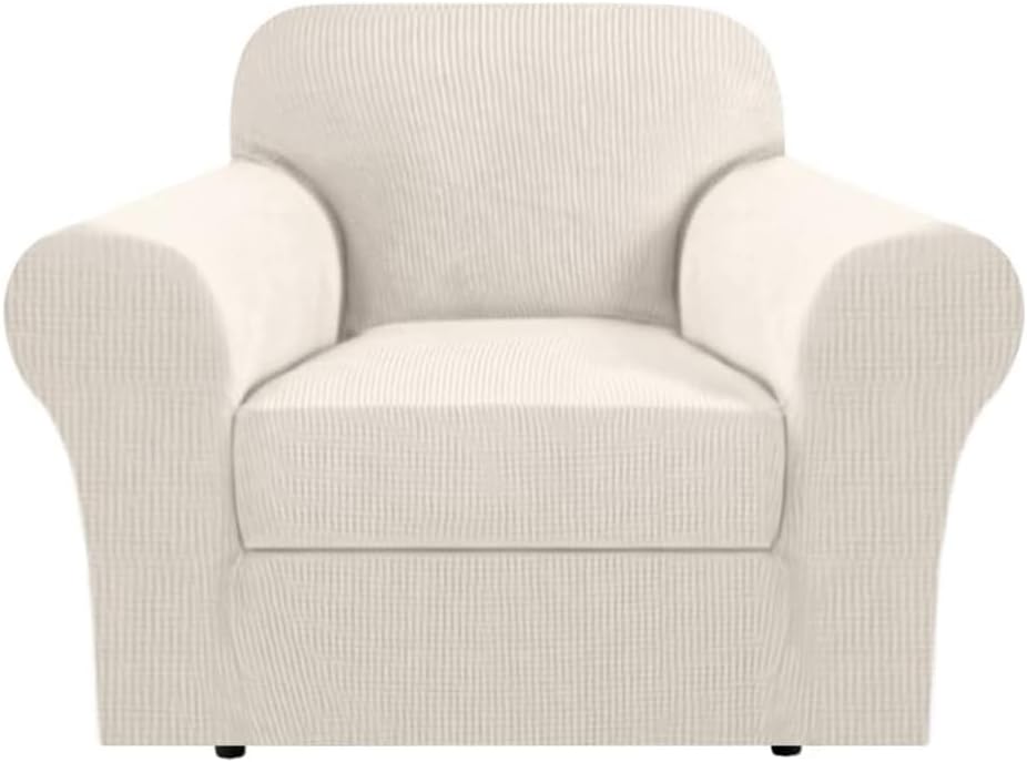 H.VERSAILTEX Stretch Slip Covers for Armchairs Chair Slipcovers for Living Ro...