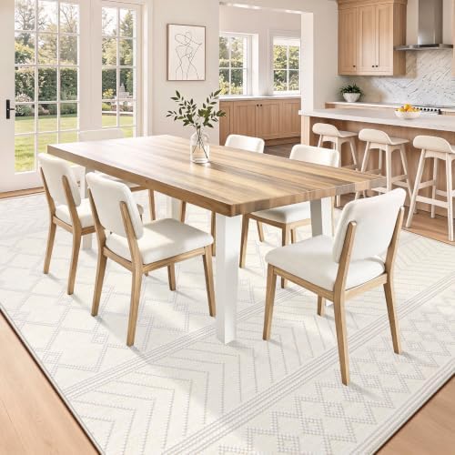 pmtsns Area Rugs 8x10 Washable Rug for Living Room(Beige, 8'x10')
