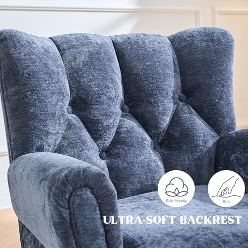 Wingback Accent Chairs for Living Room, Mid-Century Modern Living Room Chairs...