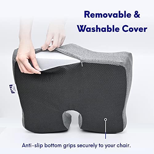 Cushion Lab Patented Pressure Relief Seat Cushion for Long Sitting Hours on O...
