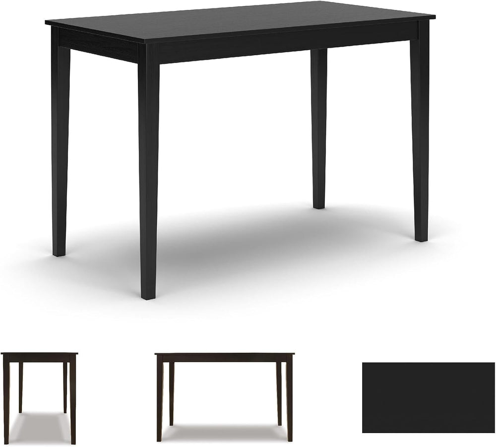 Signature Design by Ashley Kimonte Rectangular Dining Room Table, Black