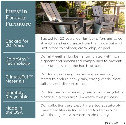 POLYWOOD Presidential Rocking Chair in Teak