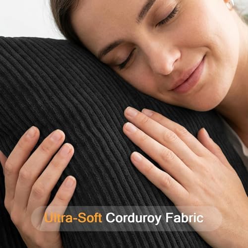 MeMoreCool 59" Boneless Couch Bed, Loveseat Futon Sofa, Small Space, Black
