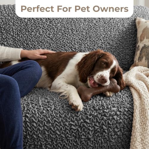 PAULATO Premium Stretch Couch Covers for Sofa - Sofa Chair Cover Washable, Do...