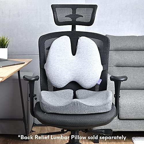 C CUSHION LAB Patented Pressure Relief Seat Cushion for Long Sitting Hours on...