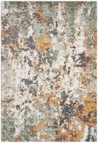 Keen Home Design Abstract Non-Shedding Area Rug, Soft Thick Pile, 4x6