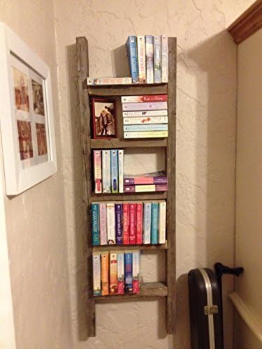 BARNWOODUSA Rustic Farmhouse Decorative Ladder, 48x12x2.5, White Wash | White...