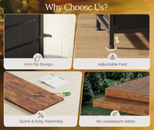 Huuger 94.5 Inch Extra Long Dresser for Bedroom, Large Dresser for Closet