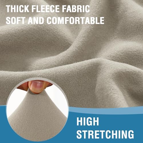 H.VERSAILTEX Couch Cushion Covers Stretch Fleece Couch Covers for Modern Livi...