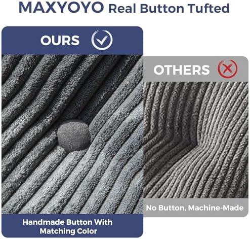 MAXYOYO Folding Sofa Bed, Convertible Chair Bed with Pillow
