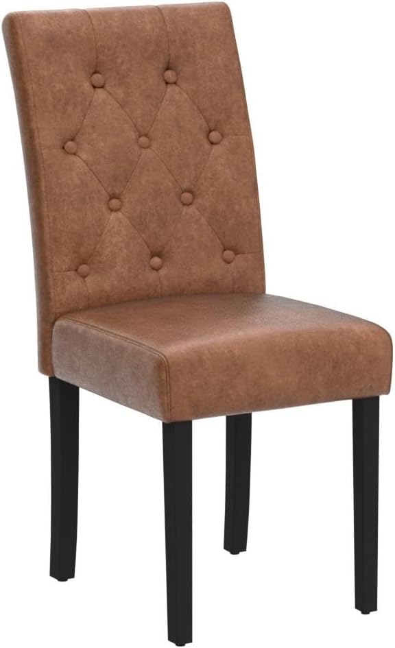 Yaheetech Dining Chairs Set of 6 Modern Style Faux Leather Dining Room Chairs...