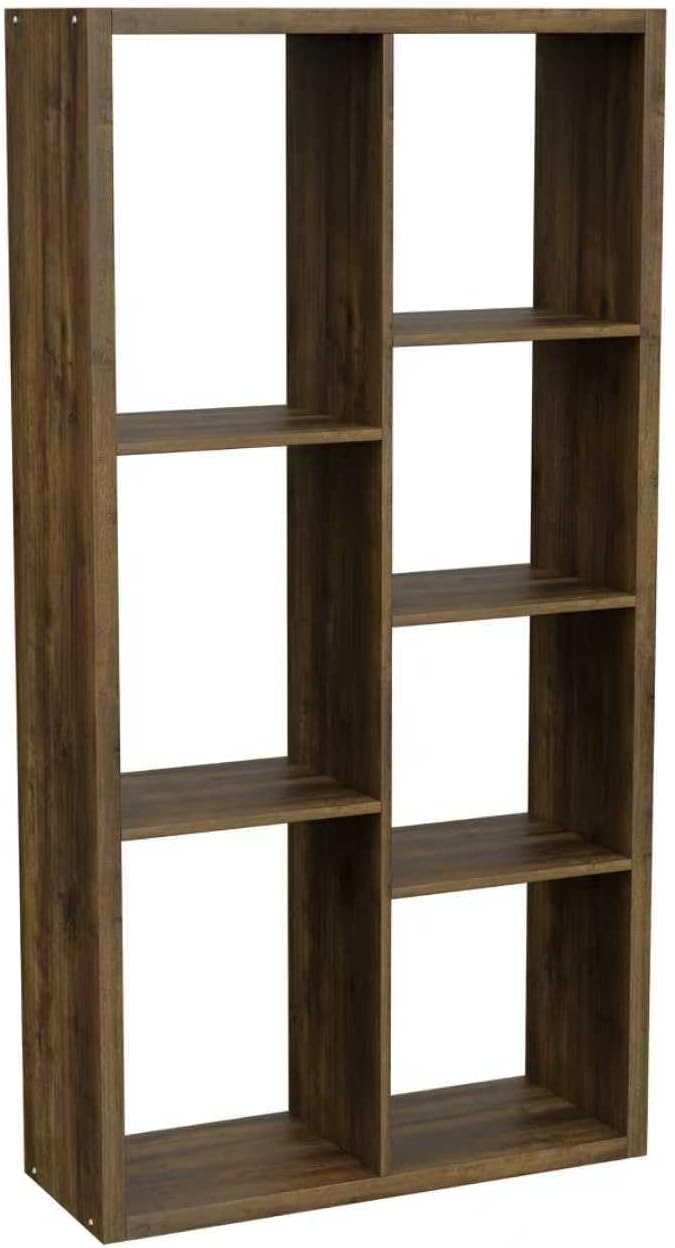 Cube Storage Organizer Bookcase, Decorative 11 inch Open Back Cubical Shelf w...