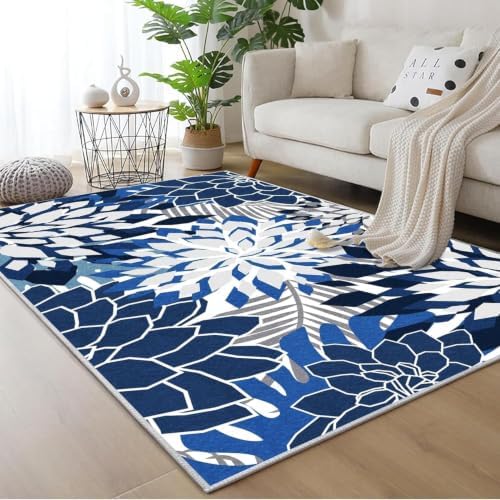 ZonLi 5x8 Area Rug for Living Room, Washable Rugs for Bedroom