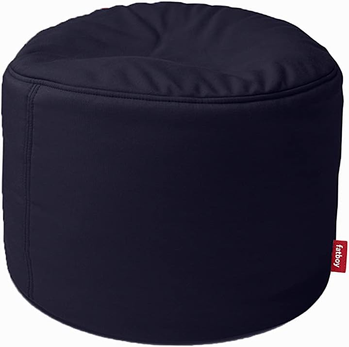 Fatboy Point Outdoor Pouf Ottoman, Dark Ocean