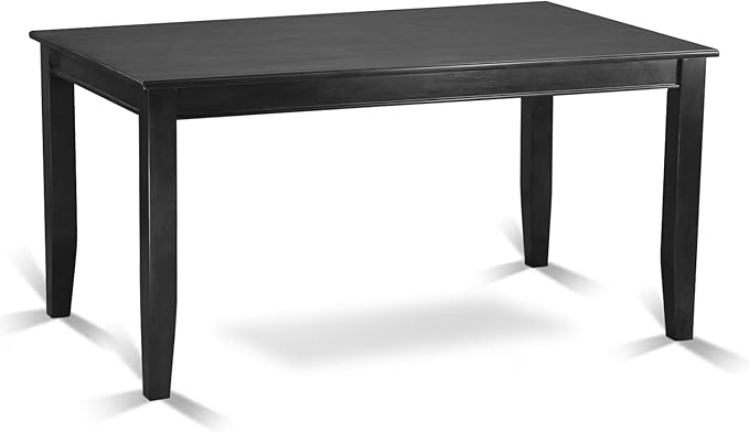 East West Furniture DUAB5-BLK-06 5 Piece Kitchen Table Set for 4 Includes a R...