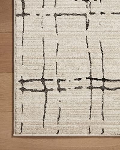 Loloi Darby Sand/Dk. Grey 6'-7" x 9'-3" Area Rug