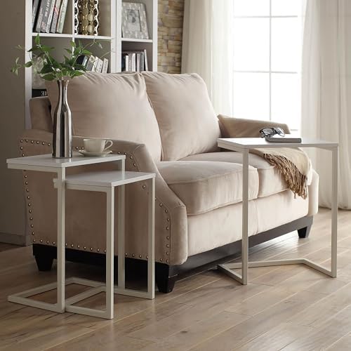 Carolina Chair & Table Rectangular 3-Piece Nesting Table Set - Wooden Top...