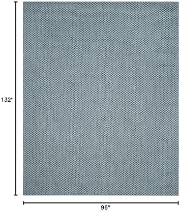 SAFAVIEH Courtyard Collection 8' x 11' Blue/Grey CY8653 Indoor/ Outdo...