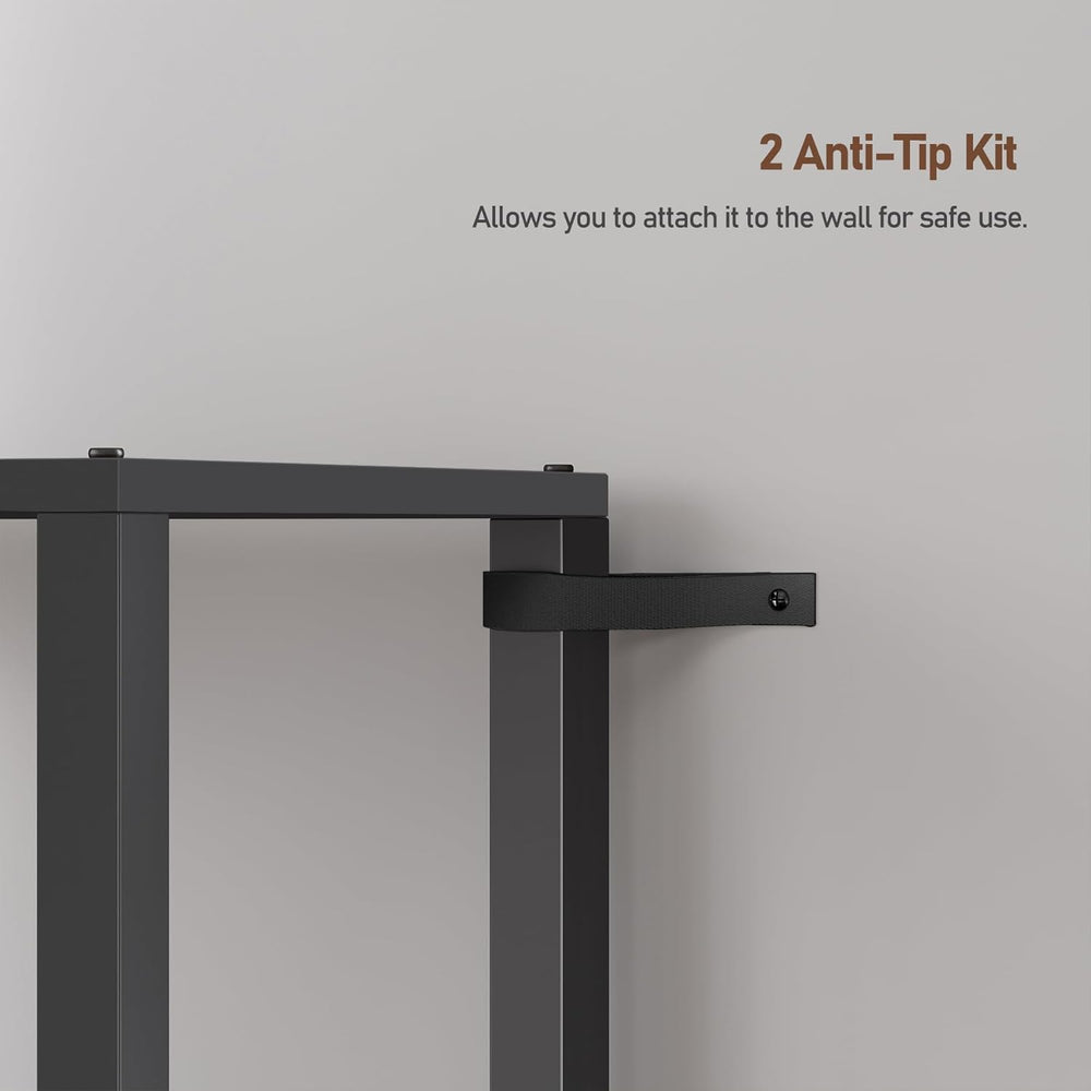 TUTOTAK Bookshelf, 6-Tier Tall Book Shelf, Narrow Bookcase for Small Space, D...