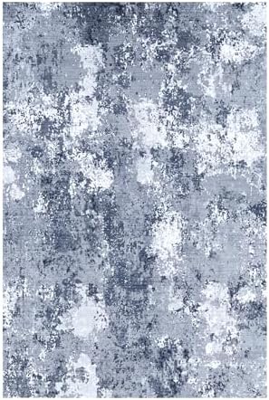 Modern Abstract 4x6 Rug, Soft Washable Area Rug for Bedroom, Non Slip Thin Fo...