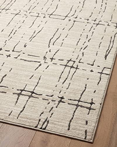 Loloi Darby Sand/Dk. Grey 6'-7" x 9'-3" Area Rug