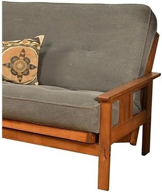 Kodiak Furniture 75" Traditional Full-Size Fabric Futon Mattress with Co...