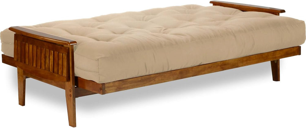 Nirvana Futons Eastridge Futon Set - Full Size, Frame, 8" Mattress, Micr...