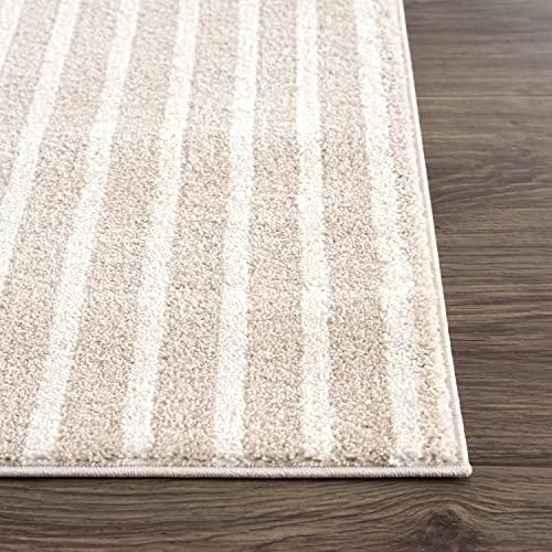 Abani Area Rug for Living Room -Nuevo 6' x 9' Beige Arch Pattern Area...