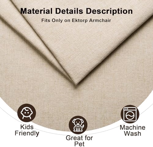 Ektorp Armchair Cover for The IKEA Ektorp Chair Slipcover Replacement,Couch C...