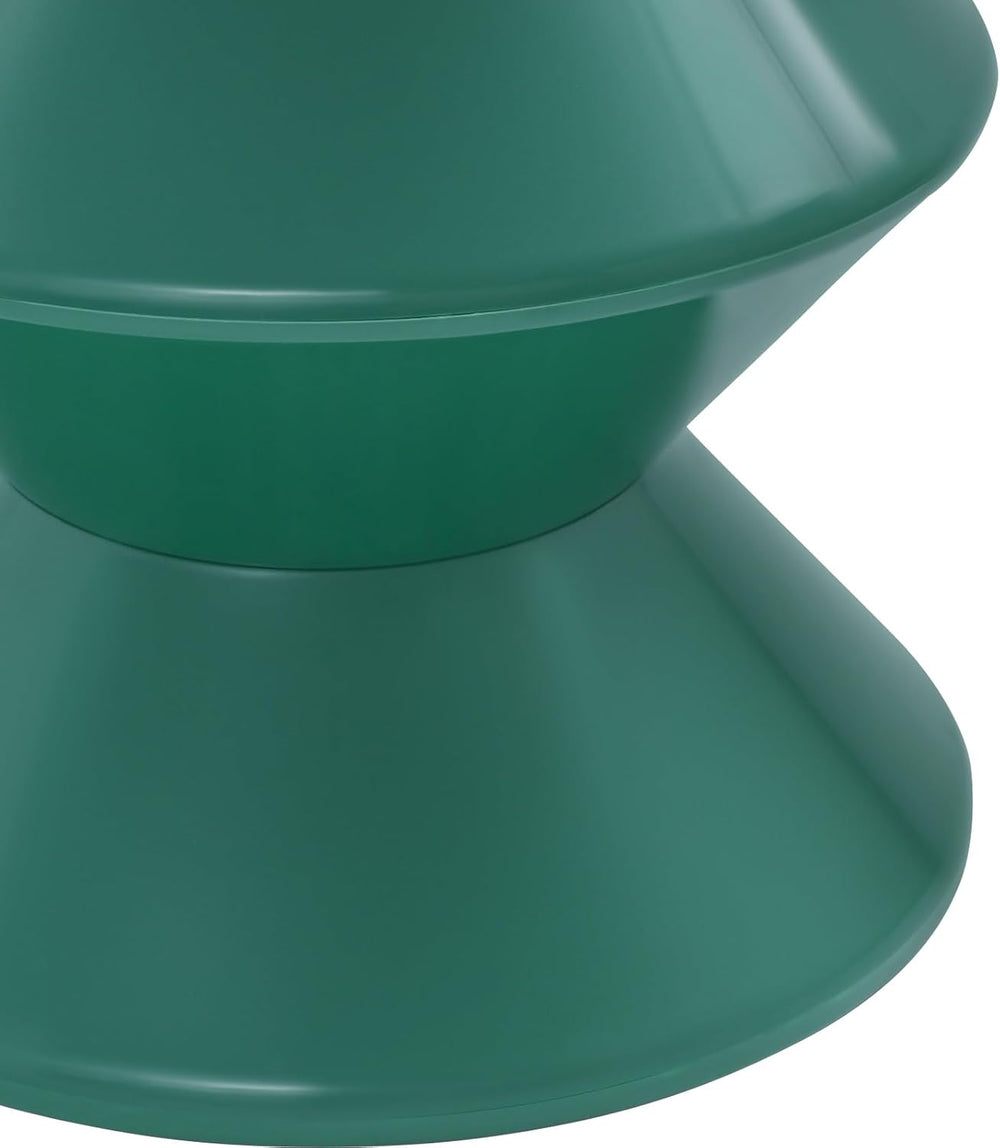 Creative Plastic Side Table - Modern Round Multi-Layer End Table for Sofa, Be...