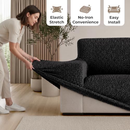 Premium Stretch Couch Covers for Sofa - Sofa Chair Cover Washable, Dogs &...