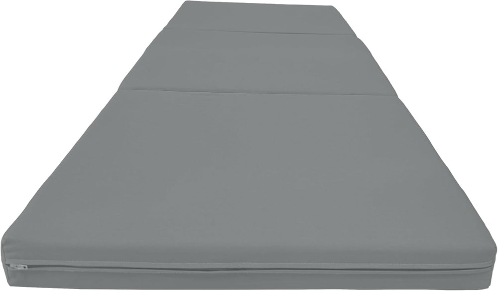 D&D Futon Furniture Trifold Foam Beds, Floor Tri-Fold Bed, Foldable Shiki...