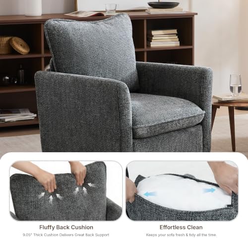 Accent Chair, Upholstered Armchair for Living Room