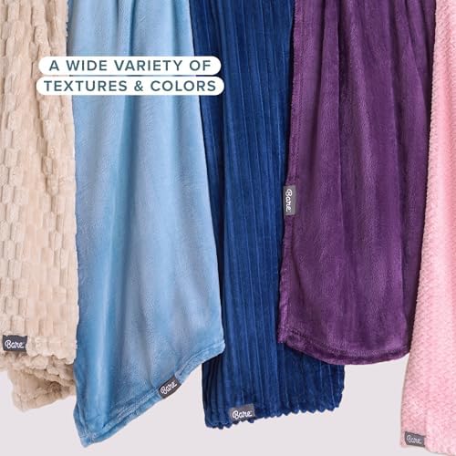 Bare Home Fleece Blanket Luxury Microplush (Twin/Twin XL, Grey)
