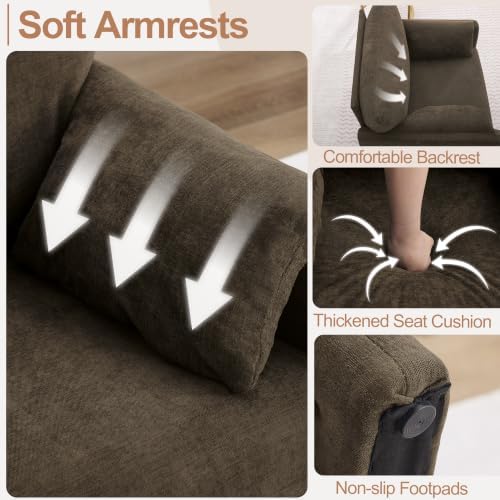 Oversized Accent Chair for Living Room, Large Modern Armchair with Deep Seat,...