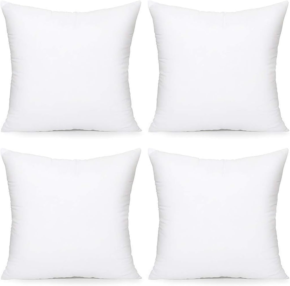 Acanva Throw Pillow Inserts, Euro Sham Form Stuffer with Premium Polyester Mi...