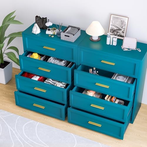 Washsemba Metal 4 Drawer Dresser,15.8" D x 31.5" W x 39.25" H,...
