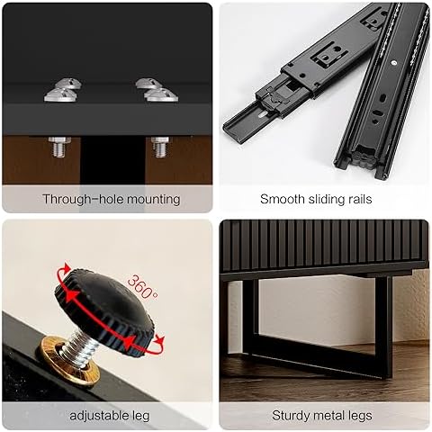 Chrangmay Modern Chest of Drawers with 6 Drawers,Deep Drawers,Clothes Organiz...