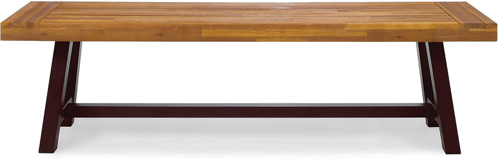 Christopher Knight Home 318117 Carlisle Benches, Sandblasted Brown + Rustic M...
