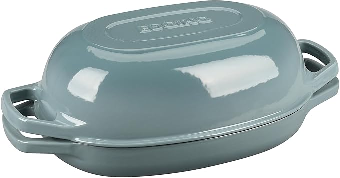 EDGING CASTING Enameled Cast Iron Oval Dutch Oven Pot