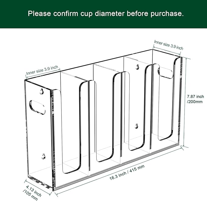 Disposable Coffee Cup Dispenser