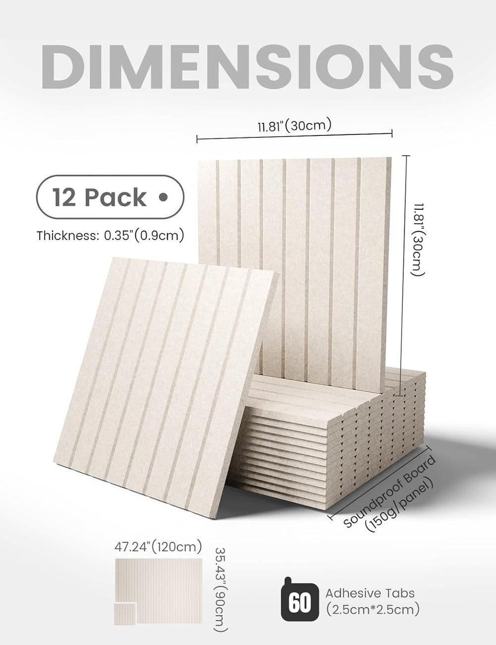 Fluxynara Felt Bulletin Board & Cork Board Alternative 48'' x 36&...