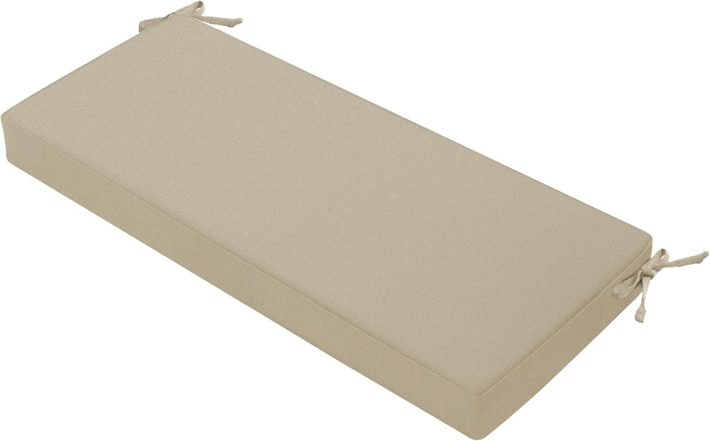 Favoyard Outdoor Bench Cushion, 48 x 18 Inch, Beige