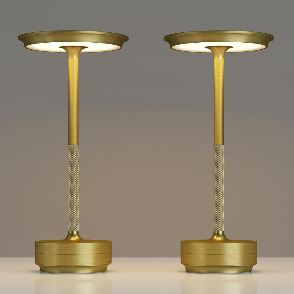 TBBGA 2 Pack Rechargeable Cordless Table Lamp, 5000mAh Battery Table Light