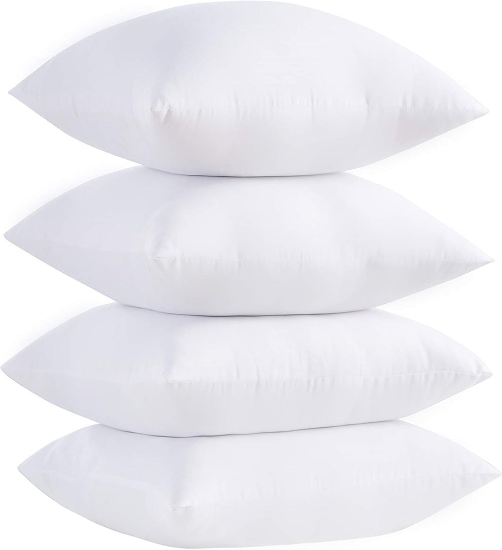 Acanva Throw Pillow Inserts, Euro Sham Form Stuffer with Premium Polyester Mi...