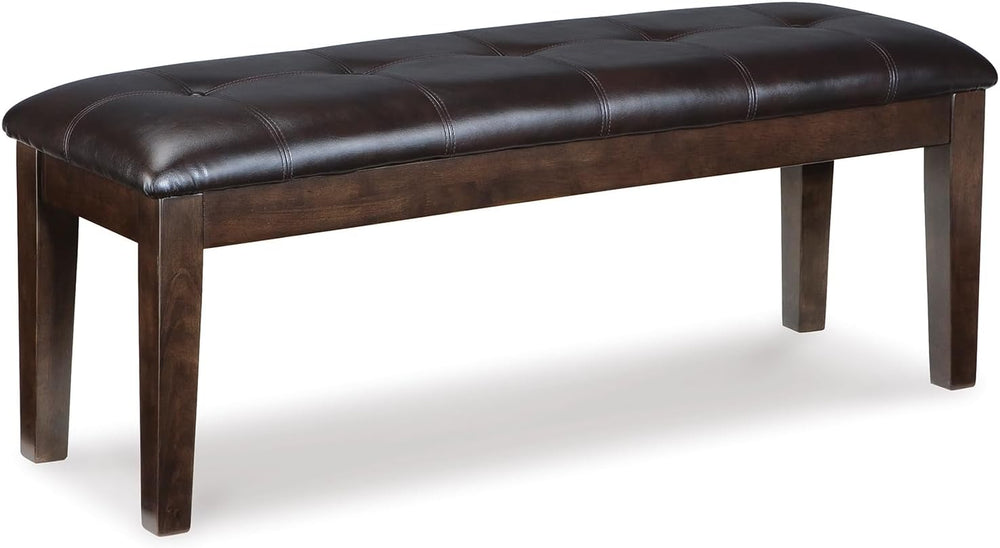 Signature Design by Ashley Haddigan 1-Piece Dining Bench, Faux Leather