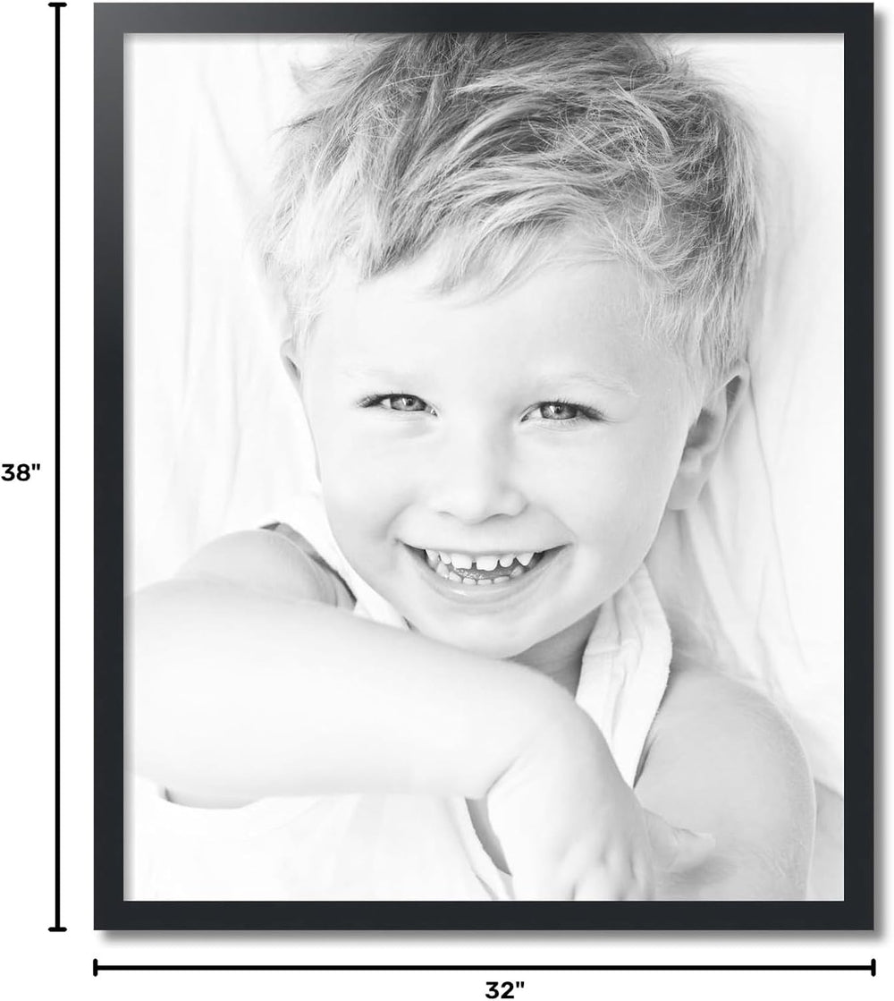 ArtToFrames 30x36 Inch Black Picture Frame, This 1.2500 Inch Custom Poster Fr...