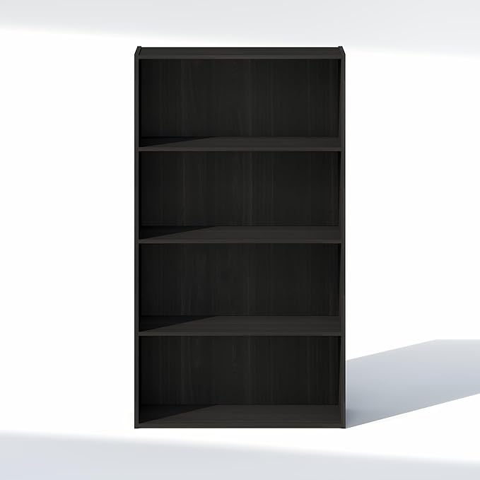 Furinno Reed Closet Organizers and Storage, 4-Tier Closet Organizer, Open Shelf