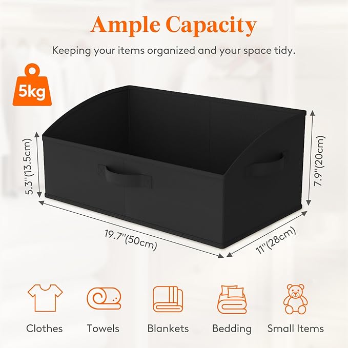 Lifewit Trapezoid Closet Storage Bins