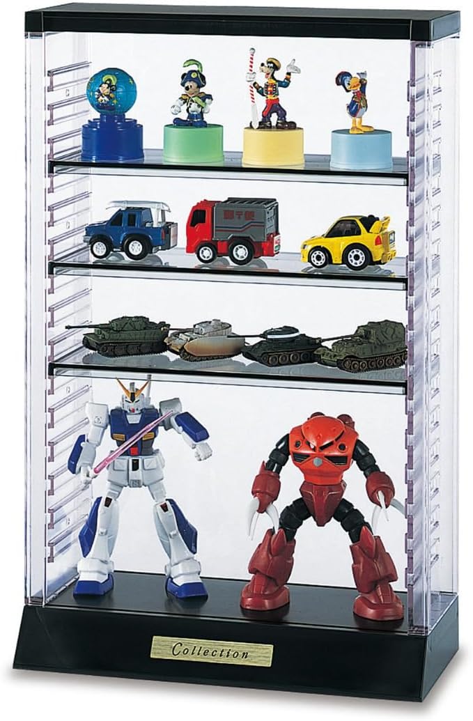 Isetou Acsta I-238 Figure Case Collection Case A403 Clear Black Width 8.7 x D...